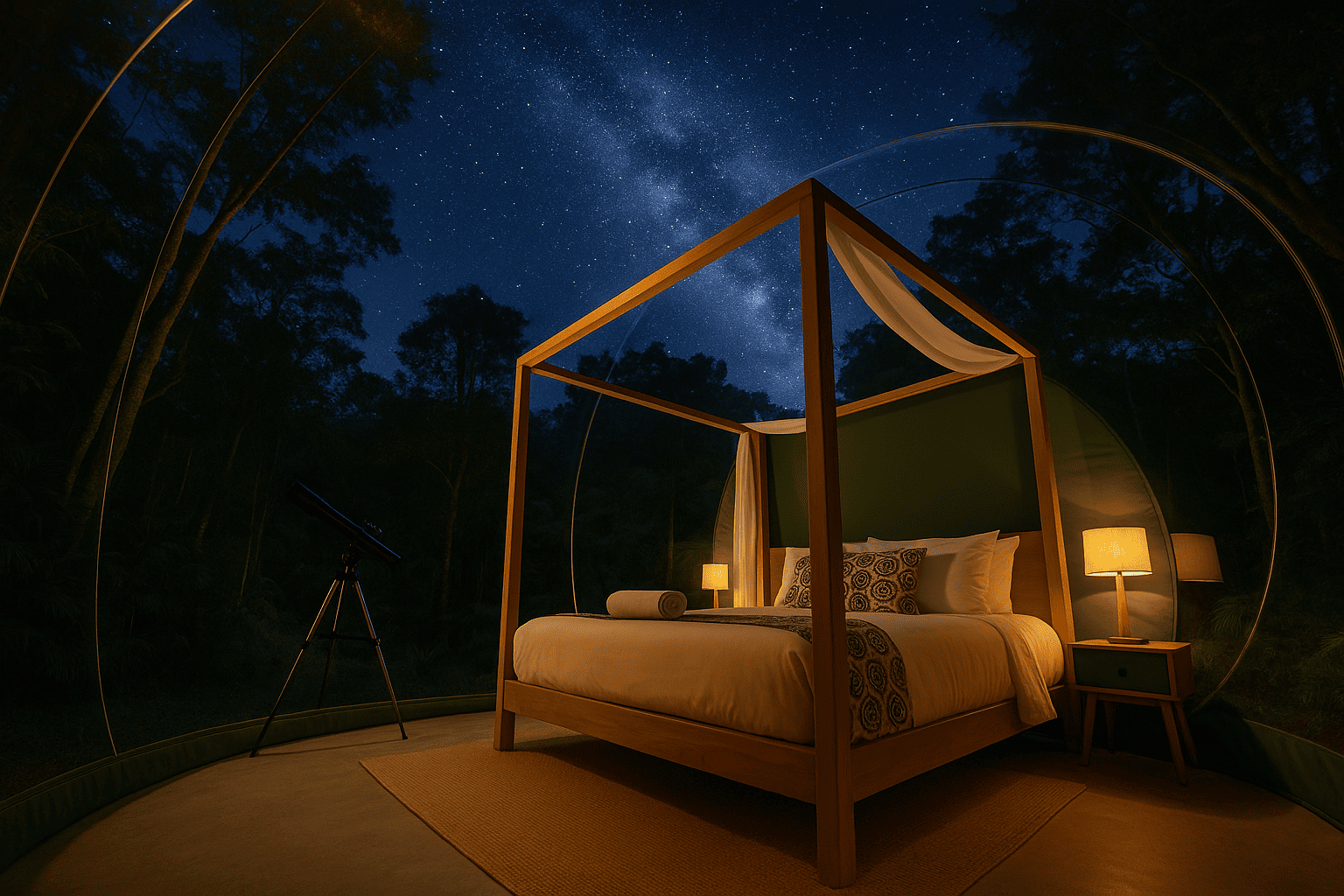 Turismo de estrellas: los mejores cielos nocturnos para astro-turismo y por qué un glamping es la mejor base