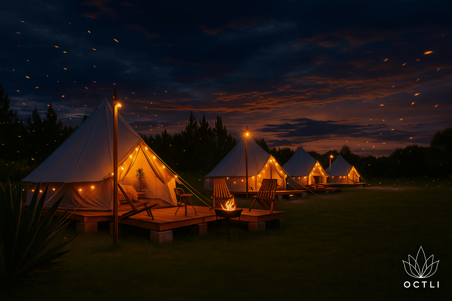 Viajar en temporada de luciérnagas: guía para reservar tu glamping en Tlaxcala