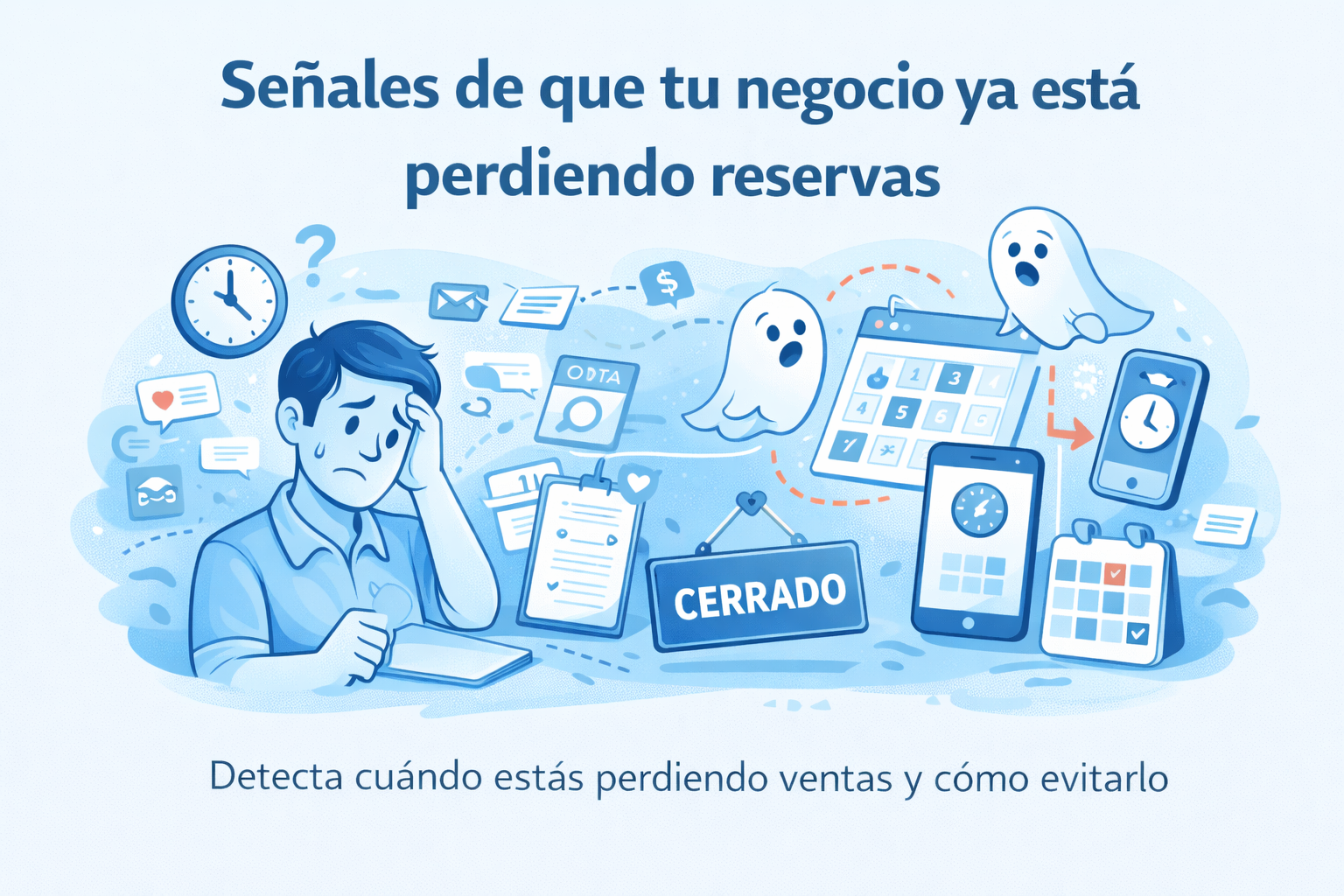 Señales de un negocio turístico que está perdiendo reservas por procesos manuales y falta de automatización