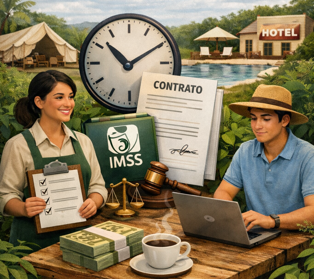 Jornada parcial en Mexico explicada de forma legal para empresas y proyectos turisticos