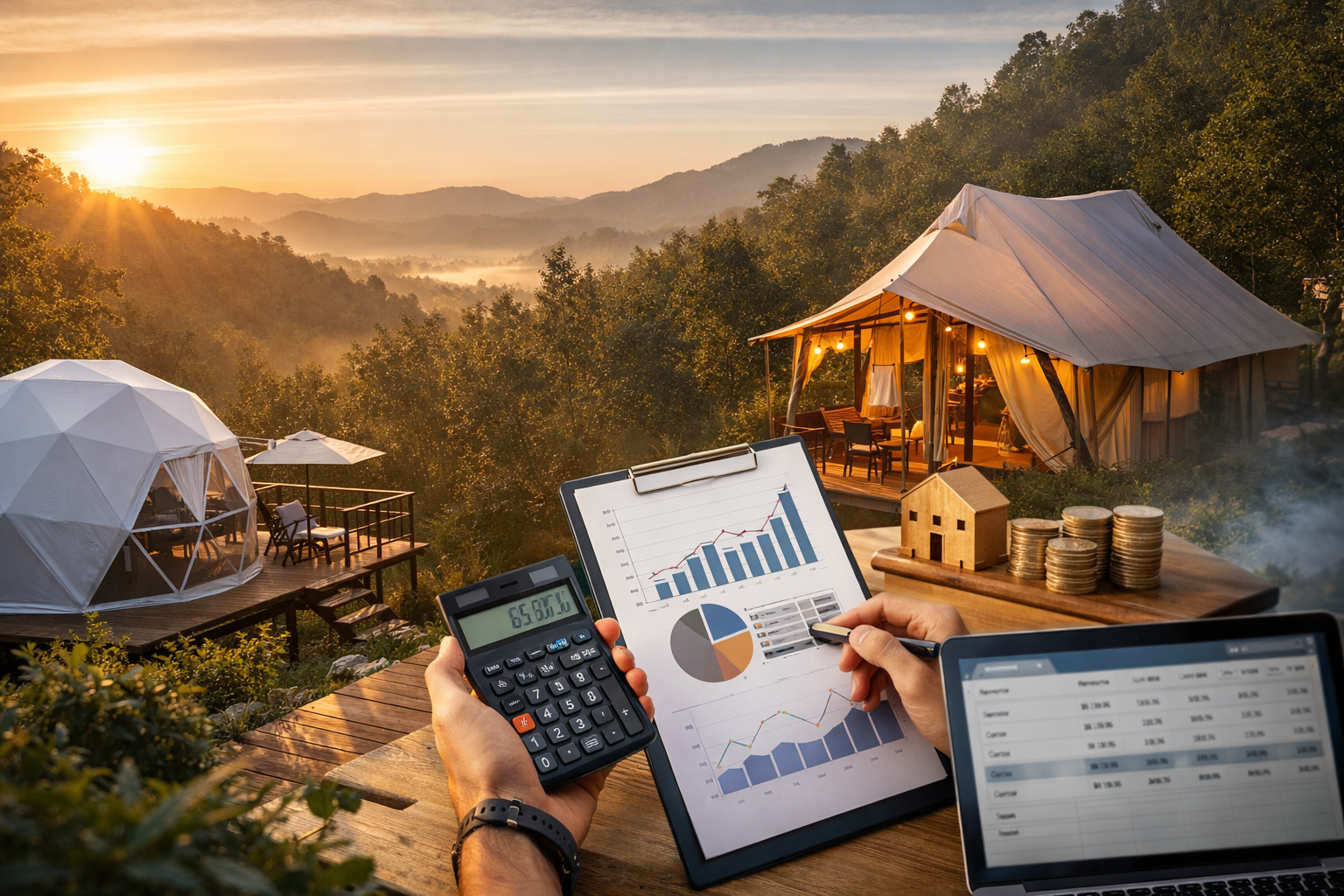 Cuántas unidades necesitas para que un glamping sea rentable