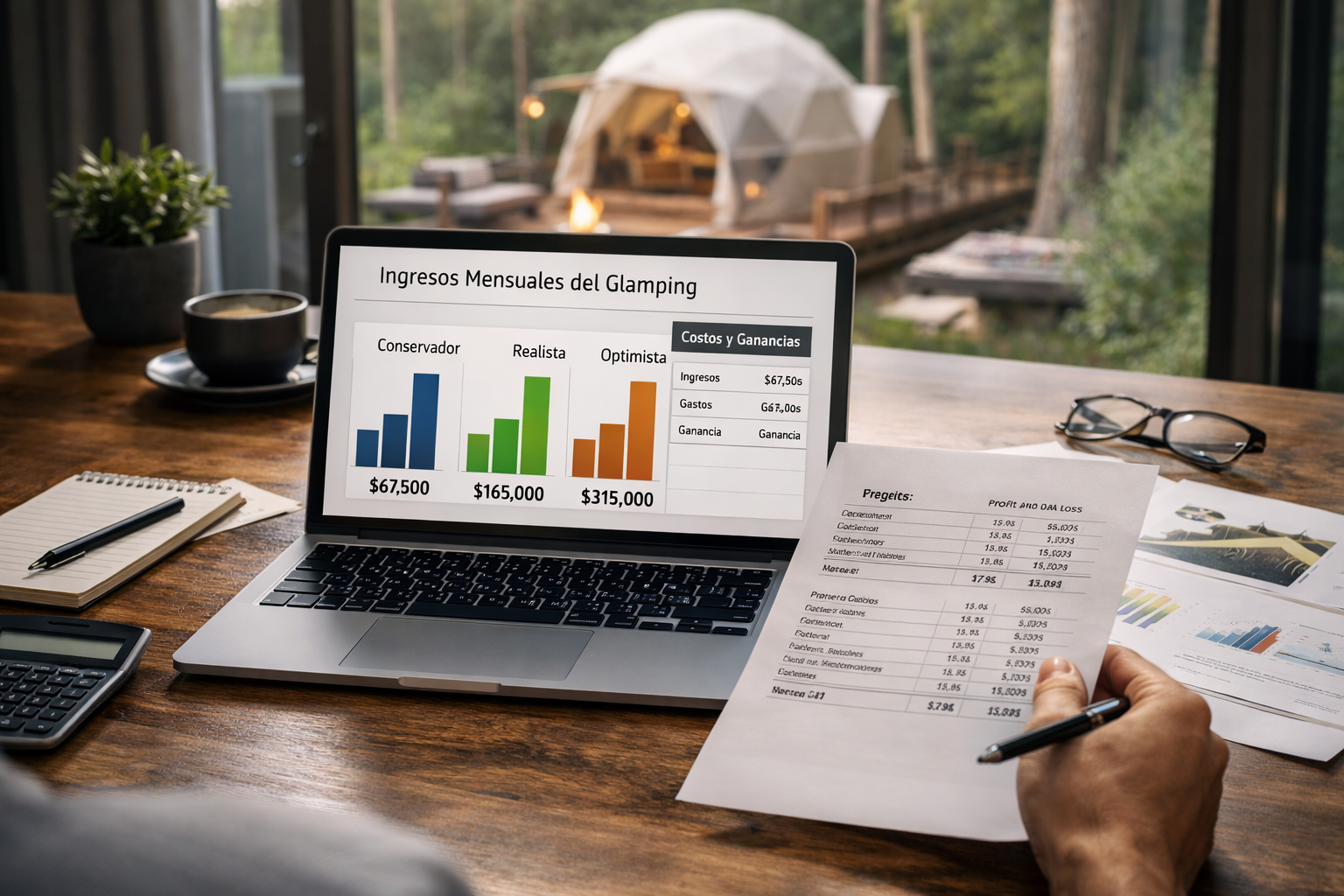 Cuánto gana un glamping en México (números reales y escenarios)